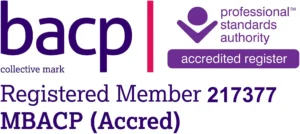 BACP accredited registrant logo